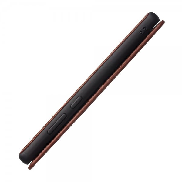 Qialino Samsung Galaxy Note 20 Ultra Fodral Äkta Läder Brun