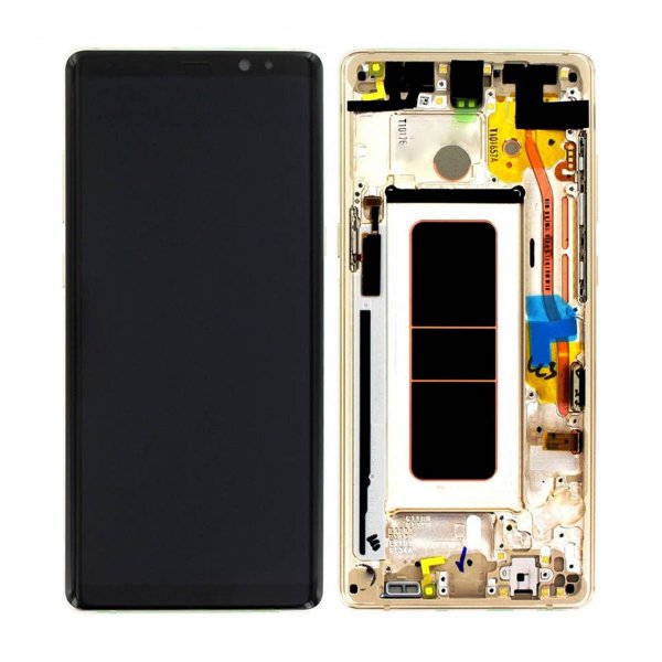 Samsung Galaxy Note 8 (SM-N950F) Skärm med LCD Display Original - Guld