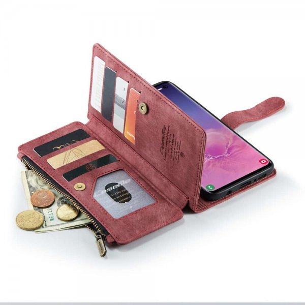 CaseMe Samsung Galaxy S10 Fodral C30 Series Röd
