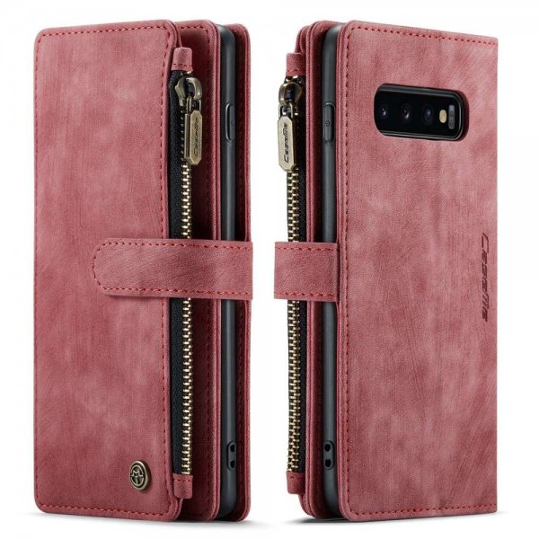CaseMe Samsung Galaxy S10 Fodral C30 Series Röd