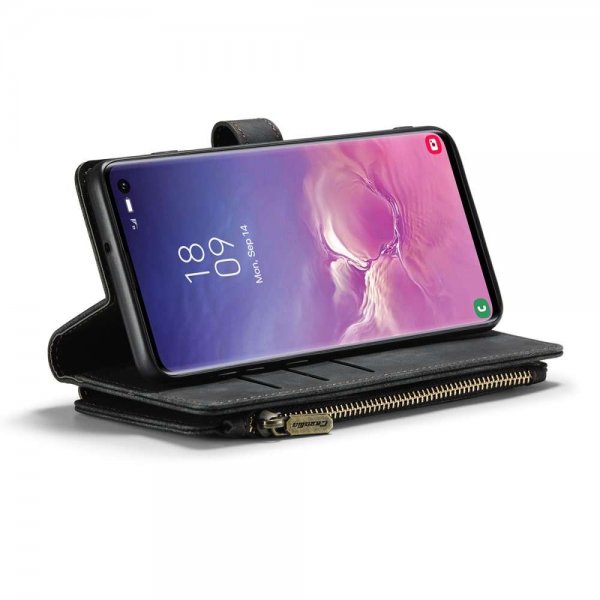 CaseMe Samsung Galaxy S10 Fodral C30 Series Svart