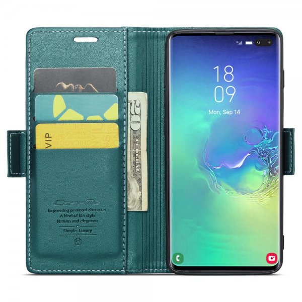CaseMe Samsung Galaxy S10 Plus Fodral 023 Series Grön