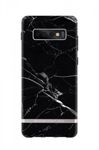 Richmond & Finch Samsung Galaxy S10 Plus Skal Black Marble