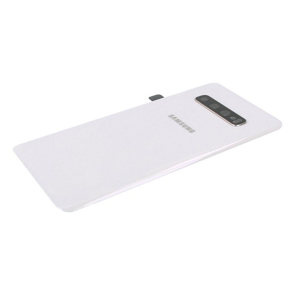 Samsung Galaxy S10 Plus (SM-G975F) Baksida Original - Keramik Vit