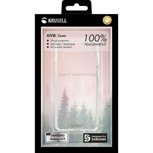 Krusell Samsung Galaxy S10 Skal Kivik Cover Transparent