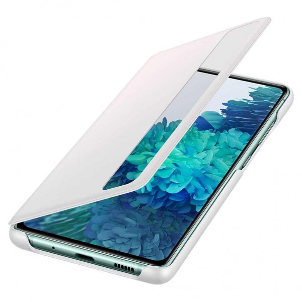 Samsung Original Samsung Galaxy S20 FE Fodral Smart Clear View Cover Vit
