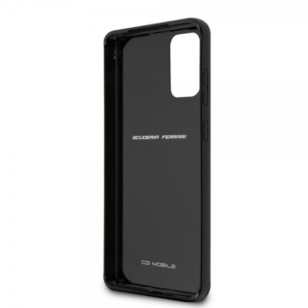 Ferrari Samsung Galaxy S20 Plus Skal Kolfibertextur Svart