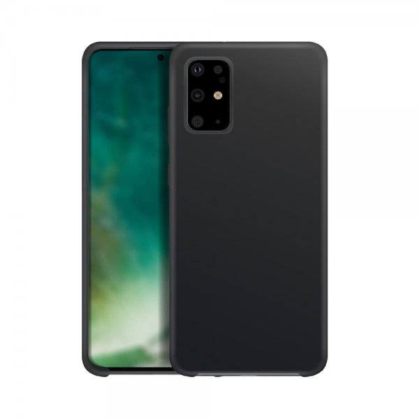 Xqisit Samsung Galaxy S20 Plus Skal Silicone Case Svart