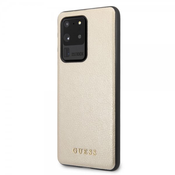 Guess Samsung Galaxy S20 Ultra Skal Iridescent Cover Guld