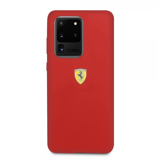 Ferrari Samsung Galaxy S20 Ultra Skal med Logo Röd