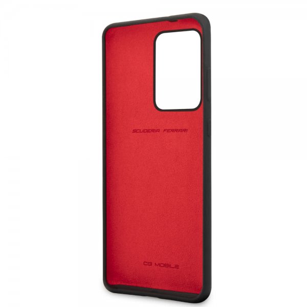 Ferrari Samsung Galaxy S20 Ultra Skal med Logo Svart