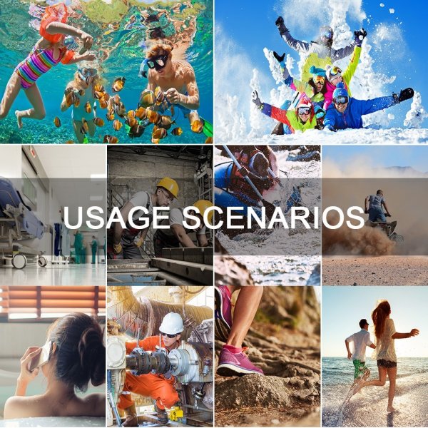 Redpepper Samsung Galaxy S20 Ultra Skal Vattentåligt IP68 Svart
