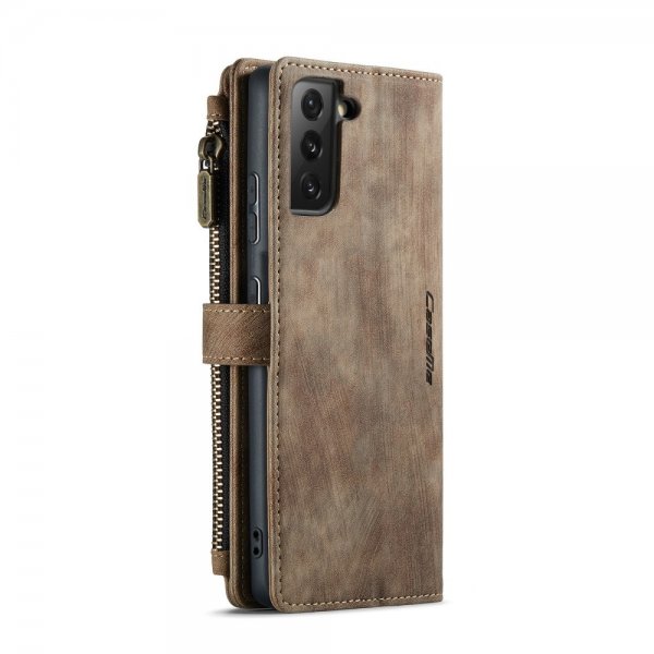 CaseMe Samsung Galaxy S21 FE Fodral C30 Series Brun