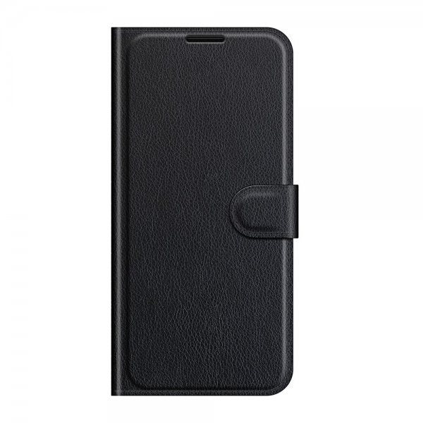 Samsung Galaxy S21 FE Fodral Litchi Svart