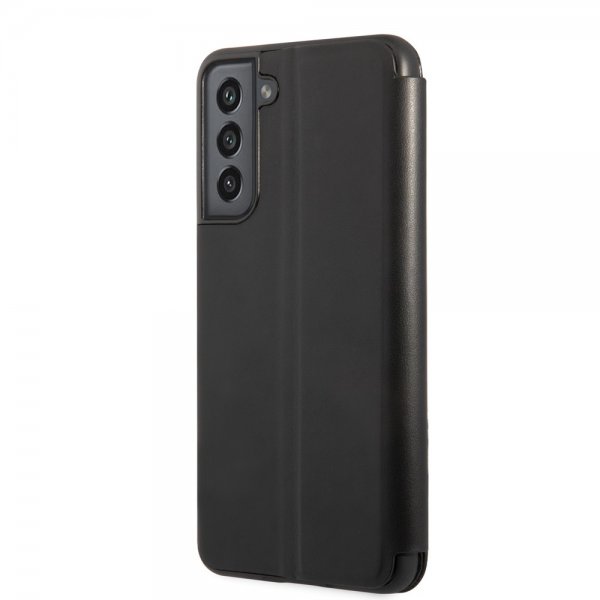 BMW Samsung Galaxy S21 FE Fodral Tricolor Stripe Carbon Svart