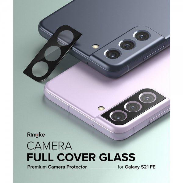 Ringke Samsung Galaxy S21 FE Kameraskydd Camera Protector Glass 3-pack