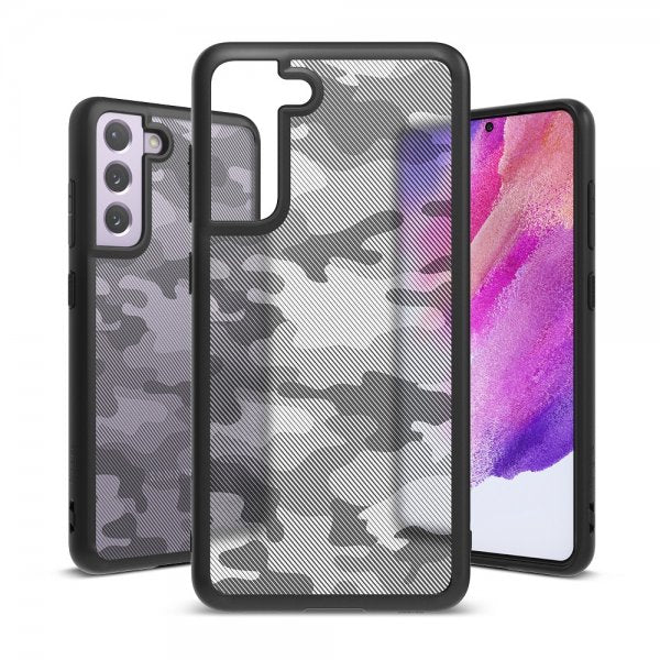 Ringke Samsung Galaxy S21 FE Skal Fusion Matte Camo Black
