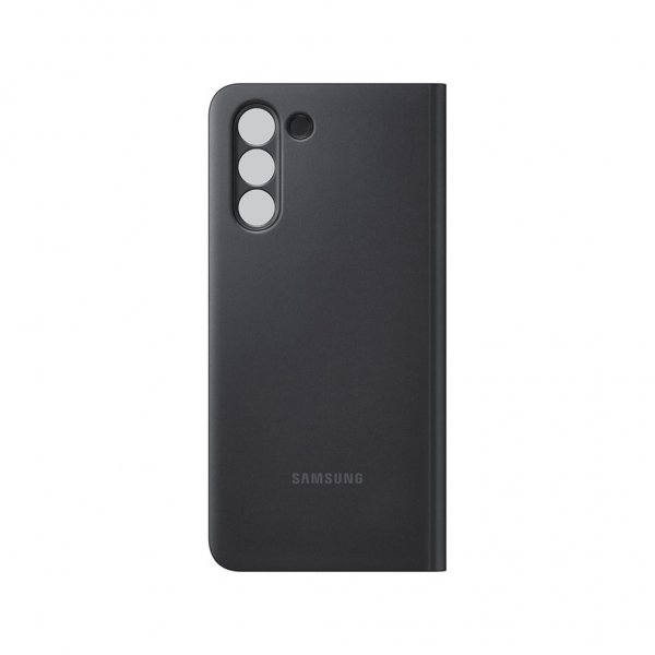 Samsung Original Galaxy S21 Fodral Smart Clear View Cover Svart