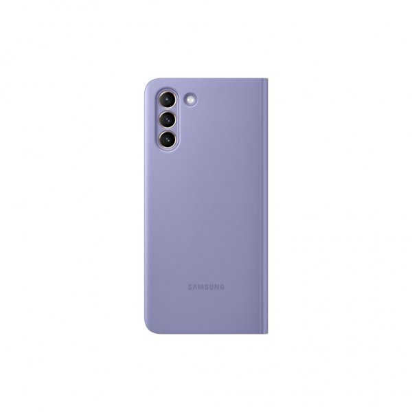 Samsung Original Galaxy S21 Plus Fodral Smart Clear View Cover Violet