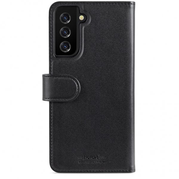 holdit Samsung Galaxy S21 Plus Fodral Wallet Case Magnet Svart