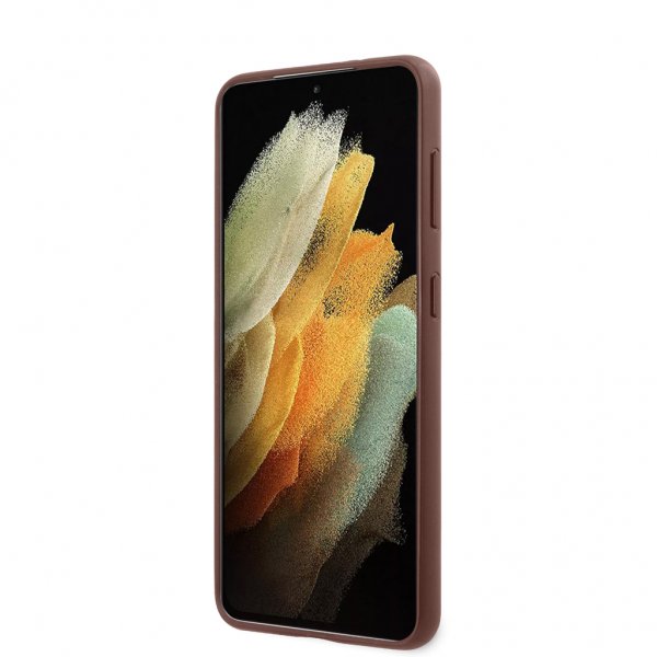 Guess Samsung Galaxy S21 Plus Skal 4G Brun