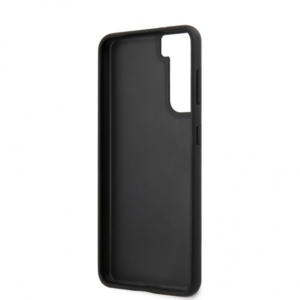 Guess Samsung Galaxy S21 Plus Skal Lädertextur Svart