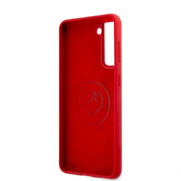 U.S. Polo Samsung Galaxy S21 Plus Skal med Logo Röd