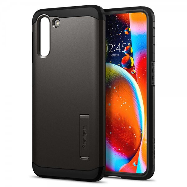 Spigen Samsung Galaxy S21 Plus Skal Tough Armor Gunmetal