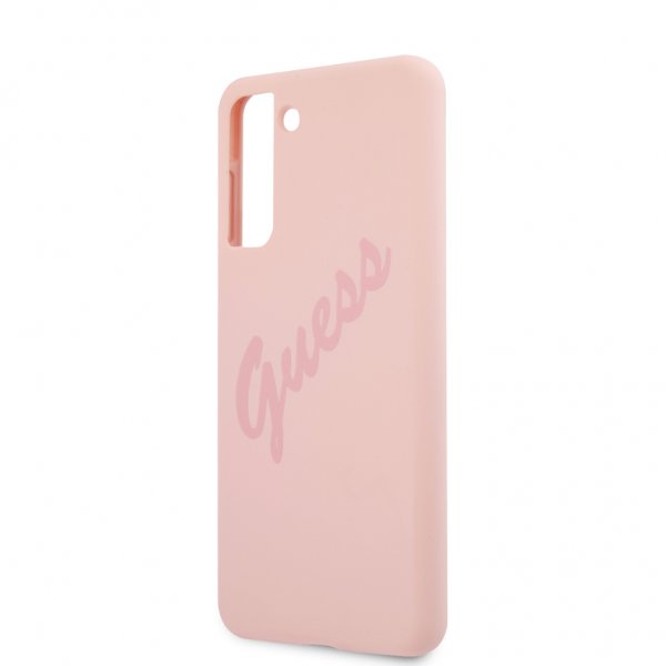Guess Samsung Galaxy S21 Plus Skal Vintage Logo Rosa