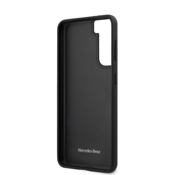 Mercedes Benz Samsung Galaxy S21 Skal Logo Perforerad Svart