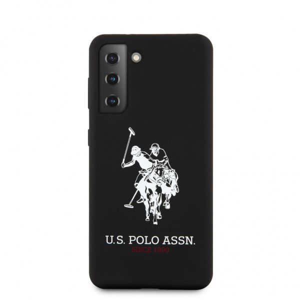 U.S. Polo Samsung Galaxy S21 Skal Silicone Logo Svart