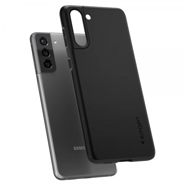 Spigen Samsung Galaxy S21 Skal Thin Fit Svart