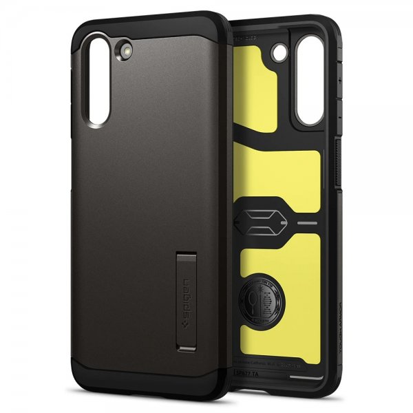 Spigen Samsung Galaxy S21 Skal Tough Armor Gunmetal