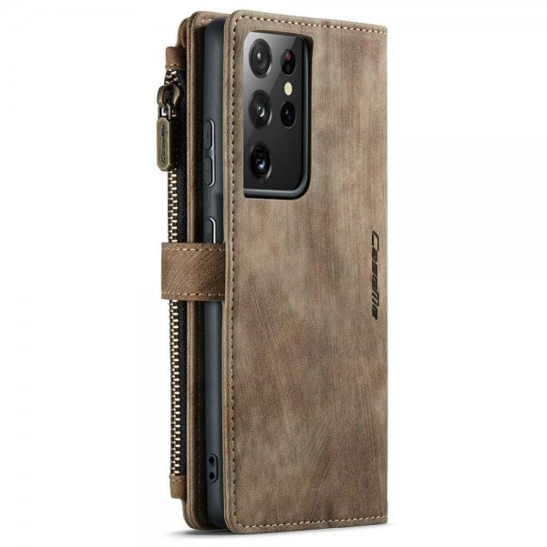 CaseMe Samsung Galaxy S21 Ultra Fodral C30 Series Brun