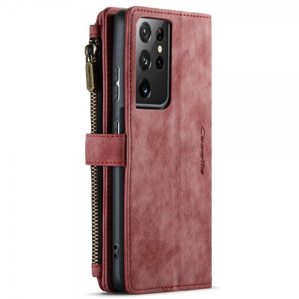 CaseMe Samsung Galaxy S21 Ultra Fodral C30 Series Röd