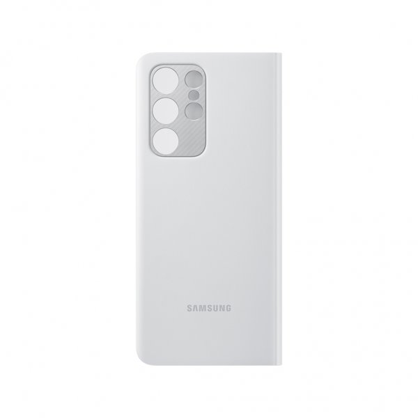 Samsung Original Galaxy S21 Ultra Fodral Smart Clear View Cover Ljusgrå