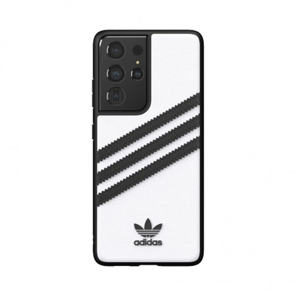 Adidas Samsung Galaxy S21 Ultra Skal 3 Stripes Snap Case Vit