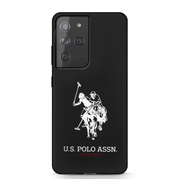 U.S. Polo Samsung Galaxy S21 Ultra Skal Silicone Logo Svart