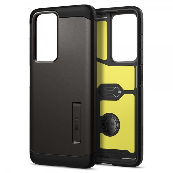 Spigen Samsung Galaxy S21 Ultra Skal Tough Armor Gunmetal