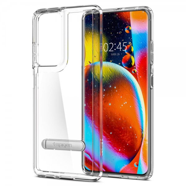 Spigen Samsung Galaxy S21 Ultra Skal Ultra Hybrid S Crystal Clear