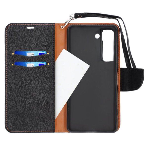 Samsung Galaxy S22 Fodral med Stativ Svart