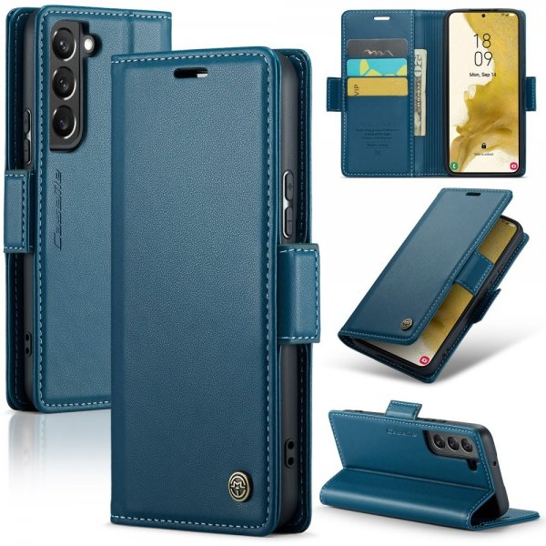 CaseMe Samsung Galaxy S22 Fodral 023 Series Blå