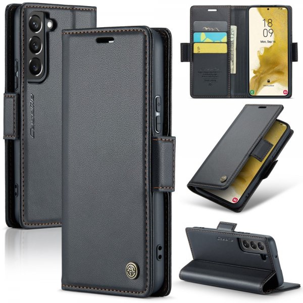 CaseMe Samsung Galaxy S22 Fodral 023 Series Svart