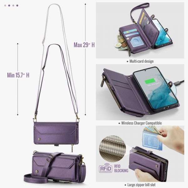 CaseMe Samsung Galaxy S22 Fodral C36 Series Lila