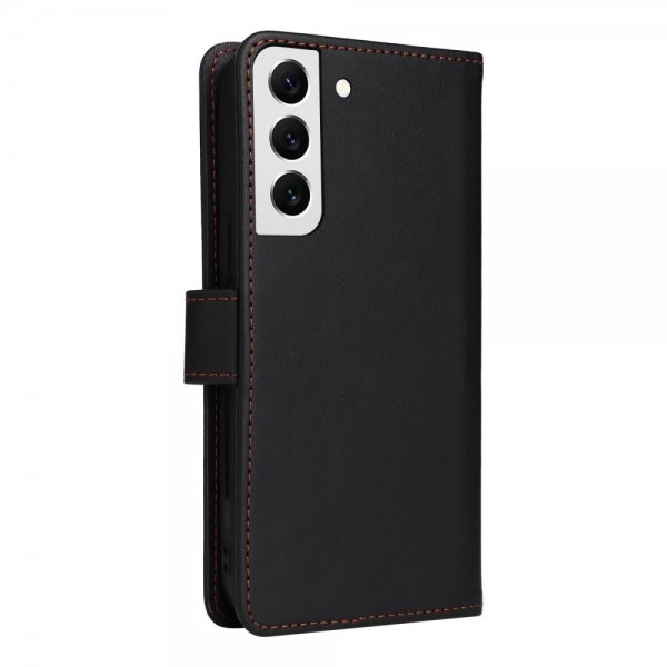 Betopnice Samsung Galaxy S22 Fodral med Löstagbart Skal 005 Svart