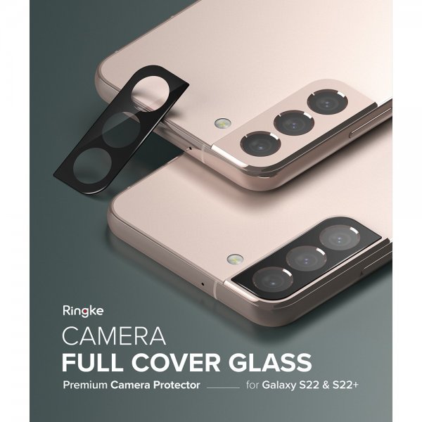Ringke Samsung Galaxy S22/Galaxy S22 Plus Kameraskydd Camera Protector Glass 3-pack
