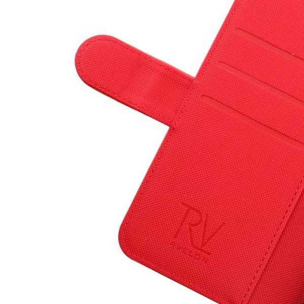 Rvelon Samsung Galaxy S22 Fodral Magnetiskt Avtagbart Skal Röd