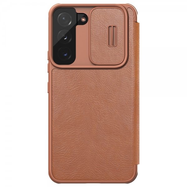Nillkin Samsung Galaxy S22 Plus Fodral Qin Series Brun