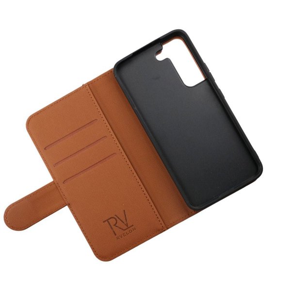 Rvelon Samsung Galaxy S22 Plus Fodral Magnetiskt Avtagbart Skal Brun