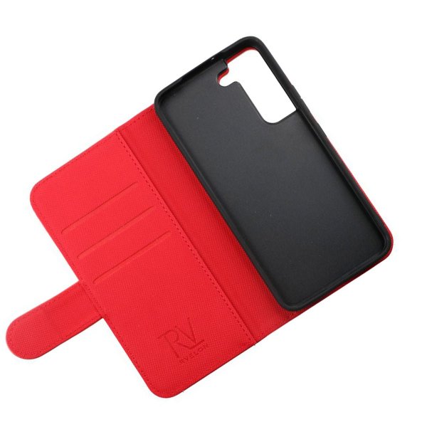 Rvelon Samsung Galaxy S22 Plus Fodral Magnetiskt Avtagbart Skal Röd